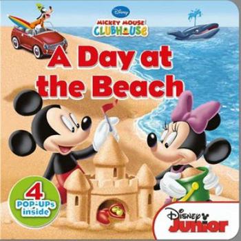 Board book A Day at the Beach (Disney, Mickey Mouse Club House) Book