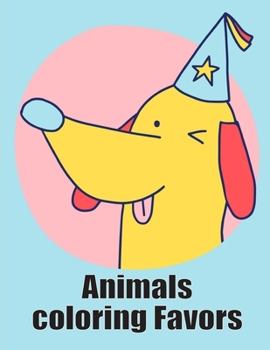 Paperback Animals coloring Favors: Super Cute Kawaii Coloring Pages for Teens Book