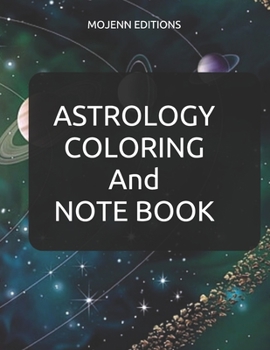 Paperback ASTROLOGY COLORING And NOTE BOOK