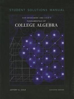 Paperback Fundamentals of College Algebra Student Solutions Manual Book
