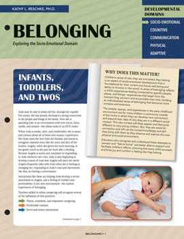 Belonging: Exploring the Socio-Emotional Domain