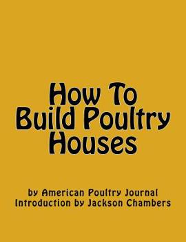 Paperback How To Build Poultry Houses Book