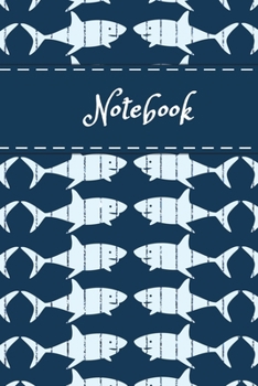 Notebook: Cute Shark Cartoon Themed Cover Notebook For Girls Boys Kids Man Women For School & Taking Ideas - Perfect Gift Journal For Shark Lovers.