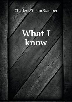 Paperback What I know Book