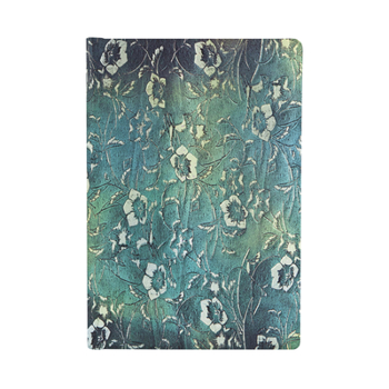 Paperblanks Kuro Katagami Florals Hardcover Mini Unlined Elastic Band Closure 176 Pg 85 GSM