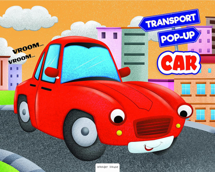 Hardcover Pop-Up Transport: Car Book