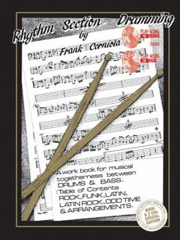 Spiral-bound Rhythm Section Drumming: Play-Along for Drums [With CD] Book