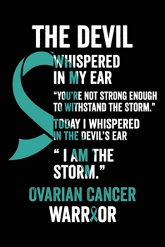 Paperback Ovarian Cancer Notebook: Ovarian Cancer Journal Notebook (6x9), Ovarian Cancer Books, Ovarian Cancer Gifts, Ovarian Cancer Awareness Product Book