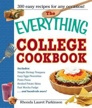 Paperback Everything College Cookbook Book