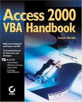 Paperback Access 2000 VBA Handbook [With *] Book