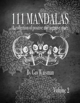 Paperback 111 Mandalas - A Collection of Positive and Negative Space Book