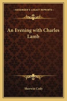 Paperback An Evening with Charles Lamb Book