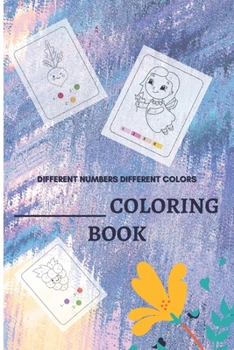 Paperback KIDS COLORING BOOK, Just Follow the Numbers, 1st Coloring Book