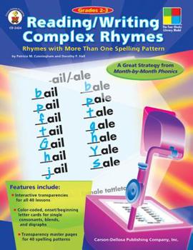 Paperback Reading/Writing Complex Rhymes, Grades 1 - 3: Rhymes with More Than One Spelling Pattern Book