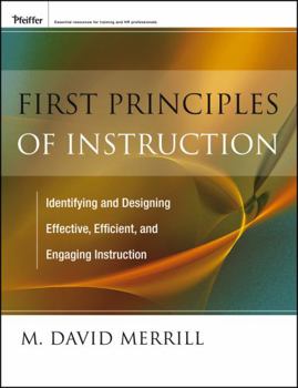 Paperback First Principles of Instruction Book