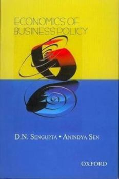 Hardcover Economics of Business Policy Book