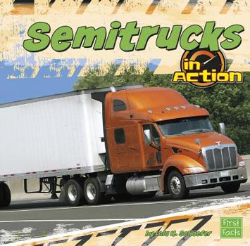 Hardcover Semitrucks in Action Book