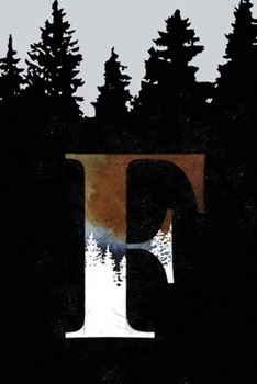 Bullet Journal with Monogram Letter F: Dotted Grid Notebook