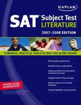Paperback Kaplan SAT Subject Test: Literature Book
