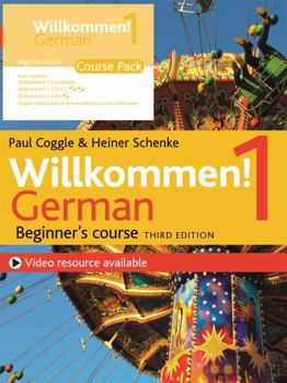 Paperback Willkommen! 1 (Third Edition) German Beginner's Course: Course Pack Book