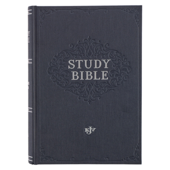 Hardcover KJV Study Bible, Standard Print Hardcover, King James Version Holy Bible, Black Book