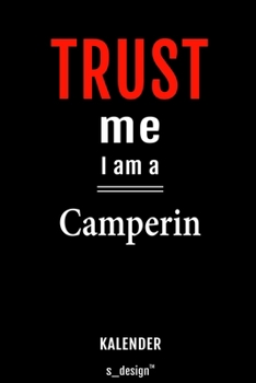 Kalender F�r Camper / Camperin : Wochen-Planer 2020 / Tagebuch / Journal F�r das Ganze Jahr: Platz F�r Notizen, Planung / Planungen / Planer, Erinnerungen und Spr�che