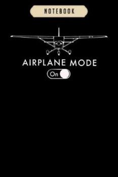Notebook: Pilot c172 flying gift airplane mode  Notebook|6x9(100 pages)Blank Lined Paperback Journal For Student, kids, women, girls, boys, men, birthday gifts|Pilot gifts notebook
