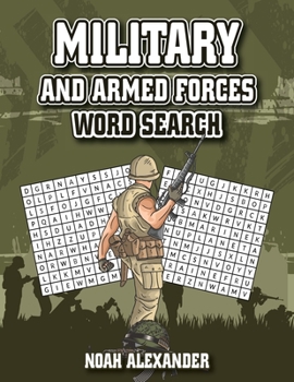 Paperback Military and Armed Forces Word Search: 8.5x11 Large Print Book