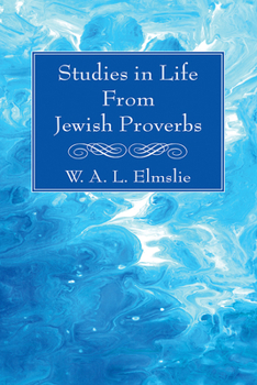 Paperback Studies in Life From Jewish Proverbs Book