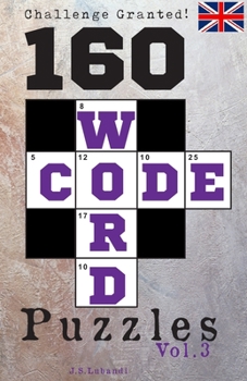 Paperback 160 CODE WORD Puzzles, Vol.3 [Large Print] Book