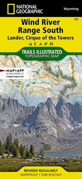 Loose Leaf Wind River Range South Map [Lander, Cirque of the Towers] Book