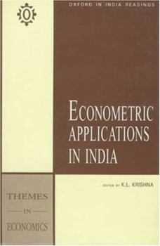 Paperback Econometric Applications in India Book