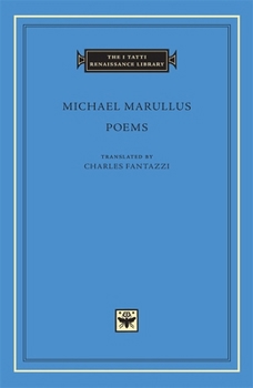 Hardcover Michael Marullus: Poems Book