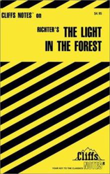 Paperback Cliffsnotes the Light in the Forest Book
