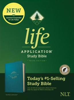 Imitation Leather NLT Life Application Study Bible, Third Edition (Leatherlike, Teal Blue, Indexed) Book