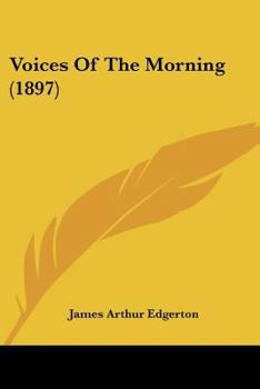 Paperback Voices Of The Morning (1897) Book