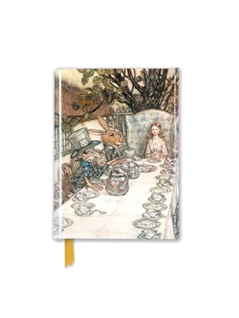 Hardcover Rackham: Alice in Wonderland Tea Party (Foiled Pocket Journal) Book