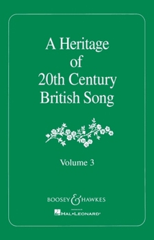 Paperback A Heritage of 20th Century British Song: Volume 3 Book