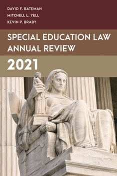 Hardcover Special Education Law Annual Review 2021 Book