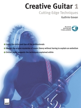 Paperback Creative Guitar 1: Cutting - Edge Techniques | Rock Guitar Lesson Book with CD | Guitar Method for Improvisation and Music Theory | Pentatonic Patterns Arpeggios and Backing Tracks Guide Book