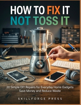 Paperback How to Fix It Not Toss It: 20 Simple DIY Repairs for Everyday Home Gadgets Save Money and Reduce Waste Book
