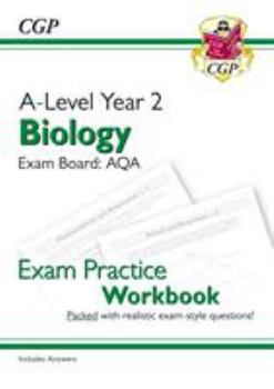 Paperback A-Level Biology AQA Exam Workbook Book