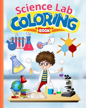Paperback Science Lab Coloring Book: Suitable for Kindergarten and Kids, Great gift for kids who love Science Book