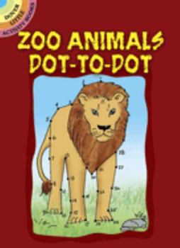 Paperback Zoo Animals Dot-To-Dot Book