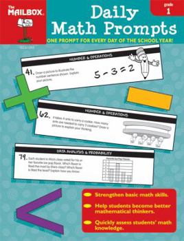 Paperback Daily Math Prompts (Gr. 1) Book