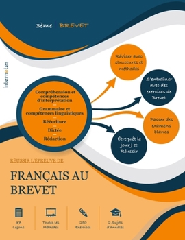 Français au Brevet - Réussir l’épreuve: Compréhension et compétences d’interprétation - Grammaire et compétences linguistiques - Réécriture - Dictée - Rédaction (French Edition)