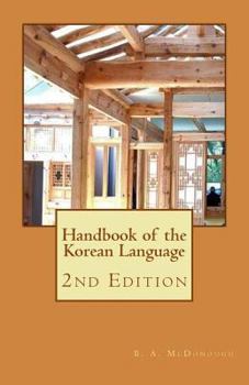 Paperback Handbook of the Korean Language Book