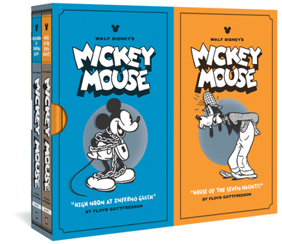 Hardcover Walt Disney's Mickey Mouse Gift Box Set: High Noon at Inferno Gulch and House of the Seven Haunts!: Vols. 3 & 4 Book