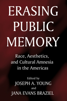 Hardcover Erasing Public Memory: Race, Aesthetics, and Cultural Amnesia in the Americas Book