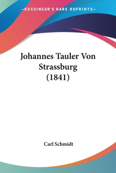 Paperback Johannes Tauler Von Strassburg (1841) [German] Book